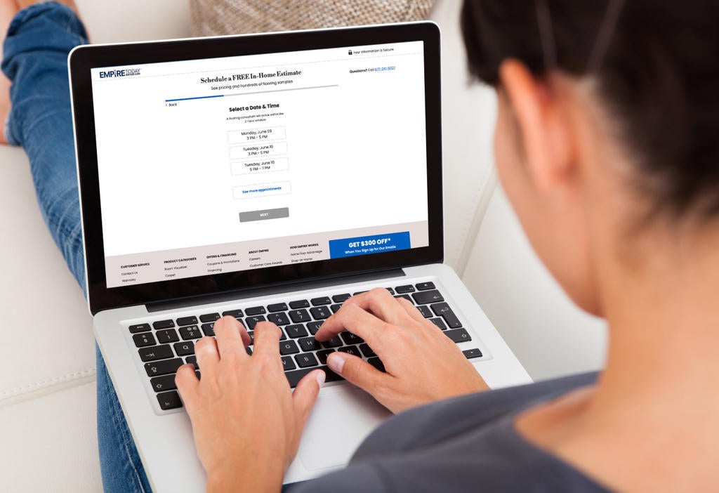 Schedule online image scene